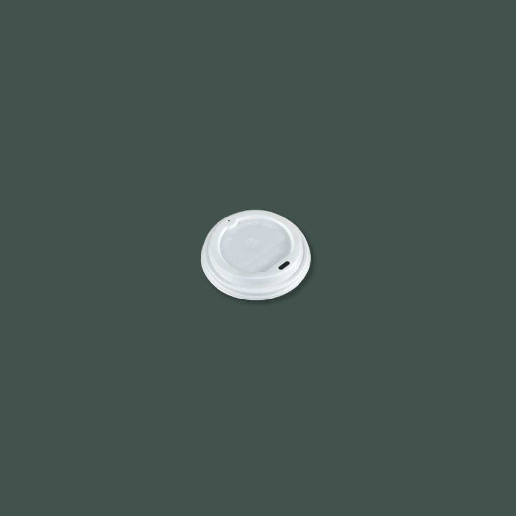 Tapa blanca para vaso 10-16 oz