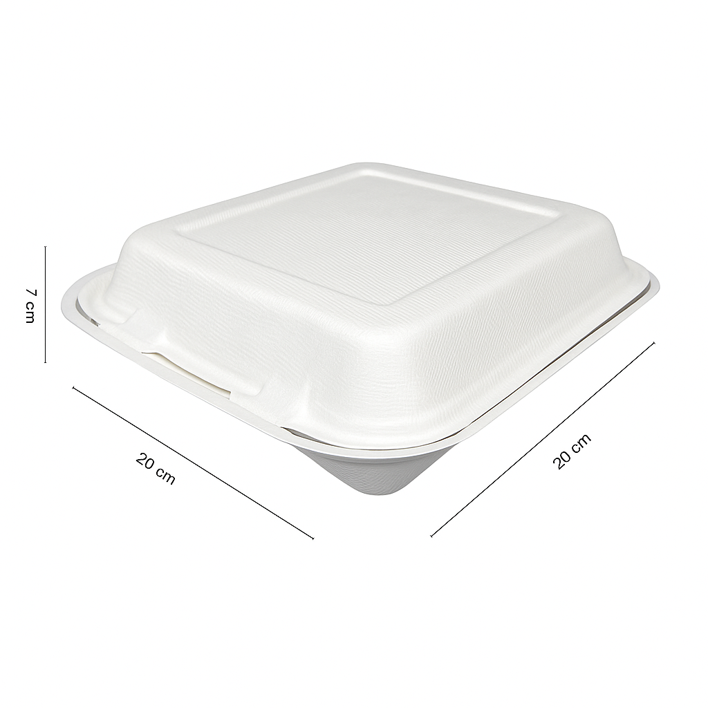 Contenedor liso 8x8"