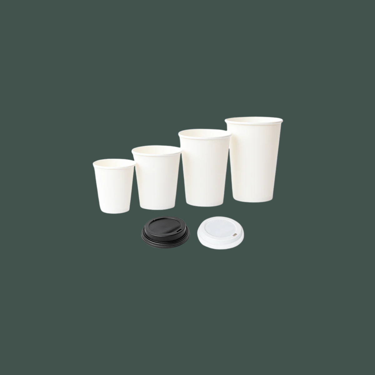 Vaso de papel blanco 16 oz