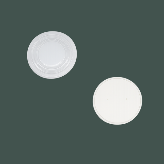 Tapa blanca/transparente para vaso contenedor 16/32 oz