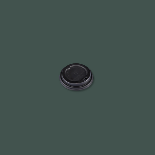 Tapa negra para vaso 10-16 oz