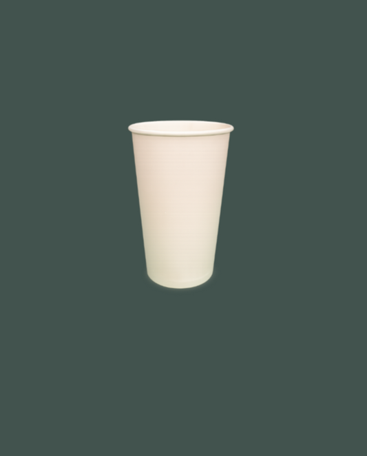 Vaso de papel blanco 16 oz