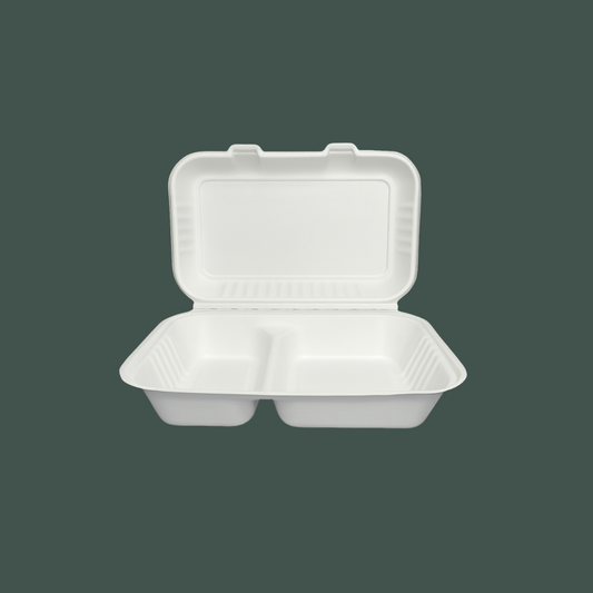 Contenedor con 2 divisiones 9x6"