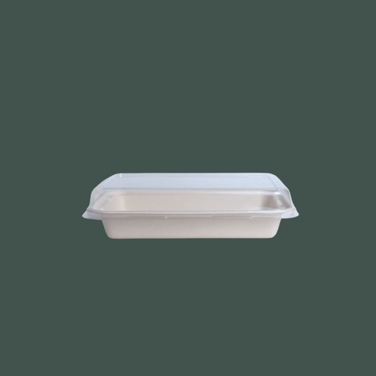Tazón rectangular c/ tapa 28oz